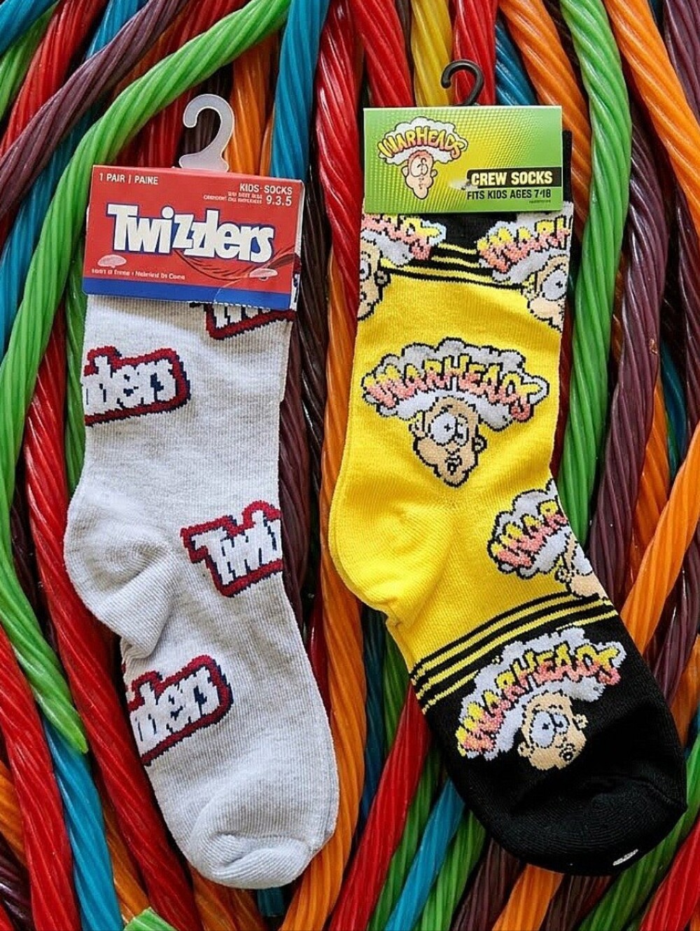 Twizzlers & Warheads Kids Crew Socks